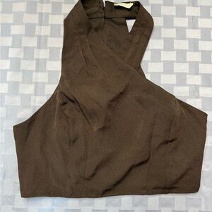 Vestique Black Halter Top